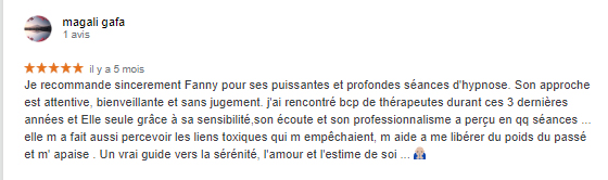 Le yoga de Fanny - Avis Google magali gafa
