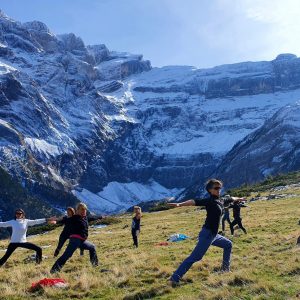 Retraite yoga ânes et rando - le yoga de Fanny - dans les Pyrénées, avril 2021